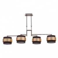 Distribuidor - Lâmpadas Diversas | Lâmpadas Modernas | LAMPARA 4AA BREMEN CUERO/MARRON-ORO 4XE14 REGX92X25 CM Ref: 066454014